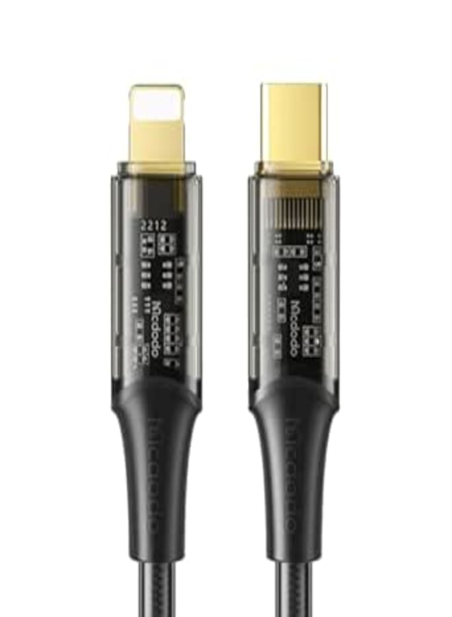 Mcdodo CA-1590 TypeC iPhone 36w Data And Charge Cable Black-1.2M